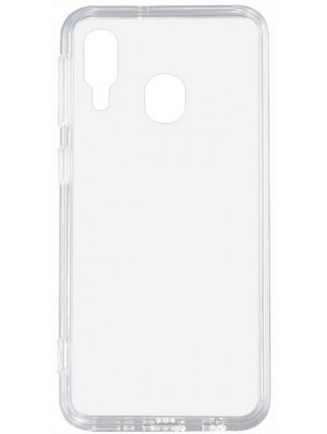 Чехол Silicone Case WS Samsung A20/A30/M10s (A205/A305/M107) Прозрачный