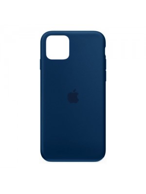 Чехол Silicone Case Full Cover iPhone 11 Copy Navy Blue (20)