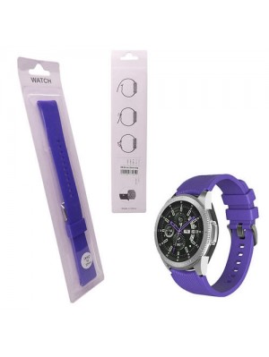 Ремешок Silicone Lines 20 mm Watch Active/Galaxy S4 42 mm/Gear S2/Xiaomi Amazfit Violet