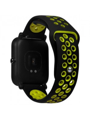 Ремешок Nike Sport 20 mm Watch Active/Galaxy S4 42 mm/Gear S2/Xiaomi Amazfit Black/Yellow (S)