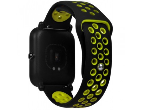 Ремешок Nike Sport 20 mm Watch Active/Galaxy S4 42 mm/Gear S2/Xiaomi Amazfit Black/Yellow (S)