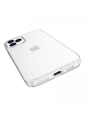 Чехол Silicone Case WS iPhone 12/12 Pro Прозрачный