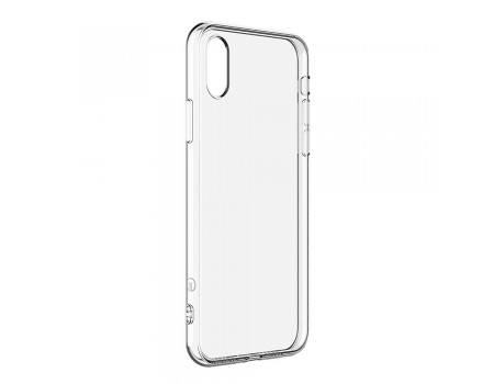 Чехол Silicone Case WS iPhone X/XS Прозрачный