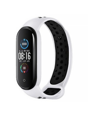 Ремешок Nike Sport Mi Band 5/6 White/Black