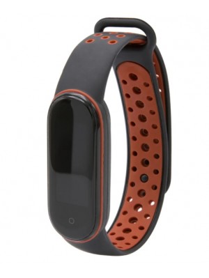 Ремешок Nike Sport Mi Band 5/6 Black/Brown