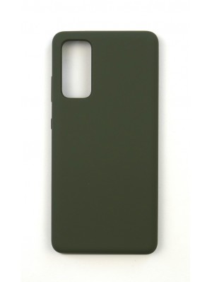 Чехол Jelly Silicone Case Samsung S20 FE Deep Olive (41)