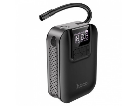 Автомобільний компресор Hoco S53 Breeze portable smart air pump Black