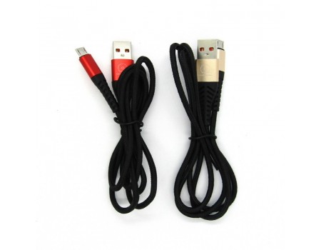 Кабель WUW X138 Micro USB (2шт.) Gold/Red