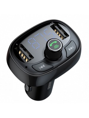 FM-трансмітер Baseus T typed S-09 Bluetooth MP3 car charger Tarnish