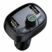 FM-трансмітер Baseus T typed S-09 Bluetooth MP3 car charger Tarnish