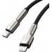 Кабель Baseus Cafule Series Metal Data Cable Type-C to Lightning PD 20W 1m Black