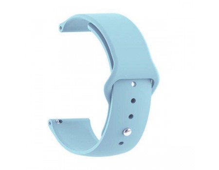 Ремешок Silicone 20 mm Watch Active/Galaxy S4 42 mm/Gear S2/Xiaomi Amazfit Light Blue