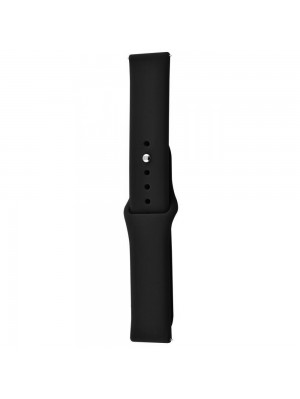 Ремінець Silicone 22mm Samsung Watch Gear S3/Samsung Watch 46mm/Xiaomi Amazfit Black