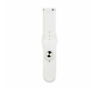 Ремешок Silicone 22 mm Watch Gear S3/ Watch 46 mm/Xiaomi Amazfit White