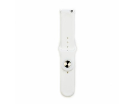 Ремінець Silicone 22 mm Watch Gear S3 / Watch 46 mm / Xiaomi Amazfit White