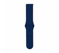 Ремінець Silicone 22mm Samsung Watch Gear S3/Samsung Watch 46mm/Xiaomi Amazfit Deep Blue