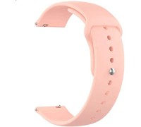 Ремінець Silicone 22mm Samsung Watch Gear S3/Samsung Watch 46mm/Xiaomi Amazfit Light Pink