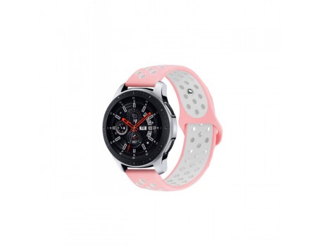 Ремінець Nike Sport 22 mm Watch Gear S3 / Xiaomi Amazfit Pink / White ( S )