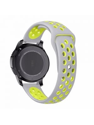 Ремінець Nike Sport 22 mm Watch Gear S3 / Xiaomi Amazfit Grey / Yellow ( S )