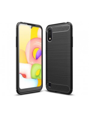 Чехол Brushed Samsung A01/M01 (A015/M015) Black