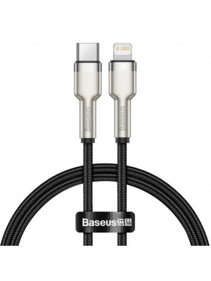 Кабель Baseus Cafule Series Metal Data Cable Type-C to Lightning PD 20W 0.25m Black