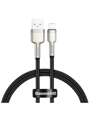 Кабель Baseus Cafule Series Metal Data Cable USB to IP 2.4A 0.25m Black