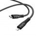 Кабель Hoco X67 Nano PD silicone charging data cable Type-C to Lightning black