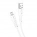 Кабель Hoco X67 Nano silicone charging data cable for Micro white