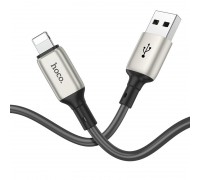Кабель Hoco X66 Howdy charging data cable for Lightning Gray