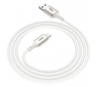 Кабель Hoco X66 Howdy charging data cable for Micro White