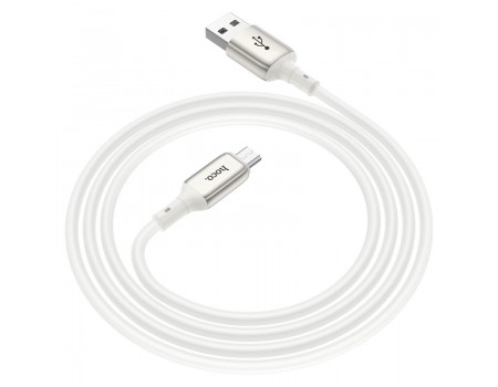 Кабель Hoco X66 Howdy charging data cable for Micro White