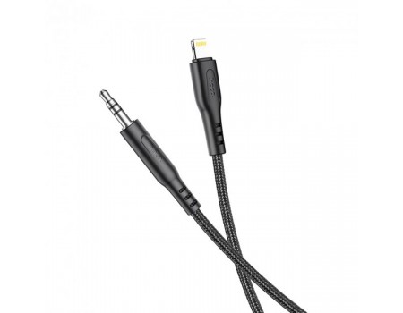 Кабель Hoco UPA18 digital audio conversion cable for Lightning Black