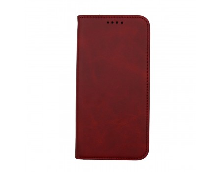 Чохол-книжка Premium Iphone 12 Pro Max Dark Red