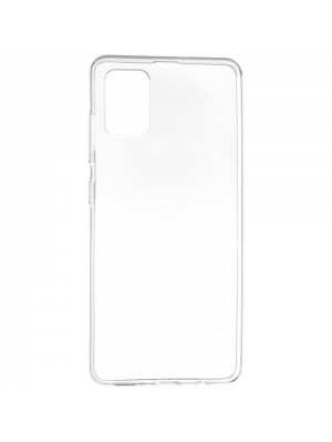 Чехол Silicone Case WS Samsung A51 (A515) Прозрачный