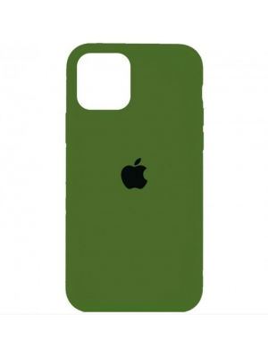 Чехол Silicone Case Full Cover iPhone 11 Copy Army Green (45)