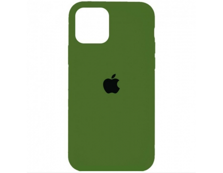 Чехол Silicone Case Full Cover iPhone 11 Copy Army Green (45)