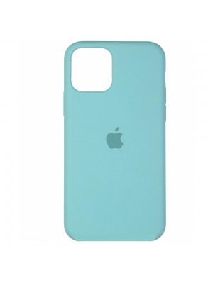 Чехол Silicone Case Full Cover iPhone 11 Copy Sea Blue (21)