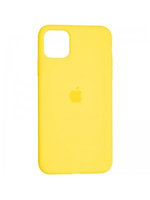 Чехол Silicone Case Full Cover iPhone 11 Copy Canary Yellow (50)