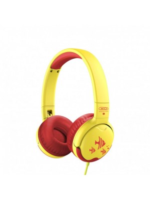 Наушники XO EP47  Kids Study Wired Headphone Yellow