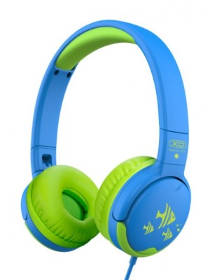 Наушники XO EP47  Kids Study Wired Headphone Green