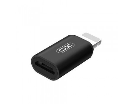 Адаптер XO NB130 USB cable adapter micro to Lightning Black