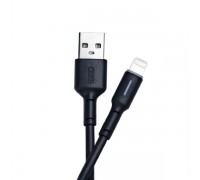 Кабель XO NB112 3A fast charging usb cable Lightning Black