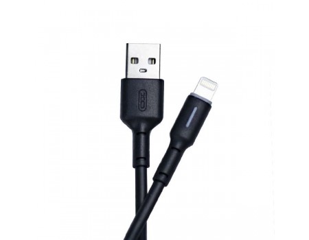 Кабель XO NB112 3A fast charging usb cable Lightning Black