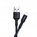 Кабель XO NB112 3A fast charging usb cable Lightning Black