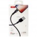 Кабель XO NB112 3A fast charging usb cable Lightning Black