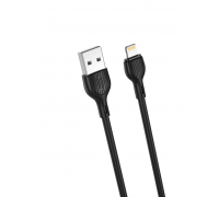 Кабель XO NB200 2.1A USB cable for Lightning 1M Black