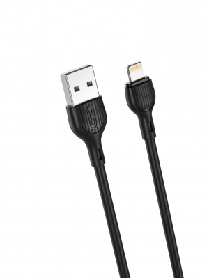 Кабель XO NB200 2.1A USB cable for Lightning 1M Black