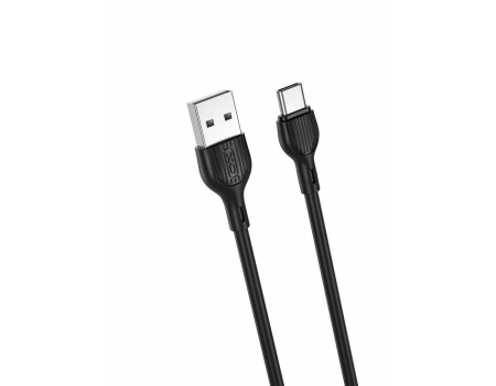 Кабель XO NB200 2.1A USB cable for type-c 2M Black