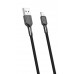 Кабель XO NB182  2.4A USB Cable Lightning Black