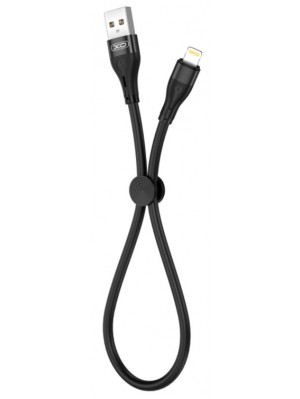 Кабель XO NB179 2.4A USB cable for lighting 0.25M Black